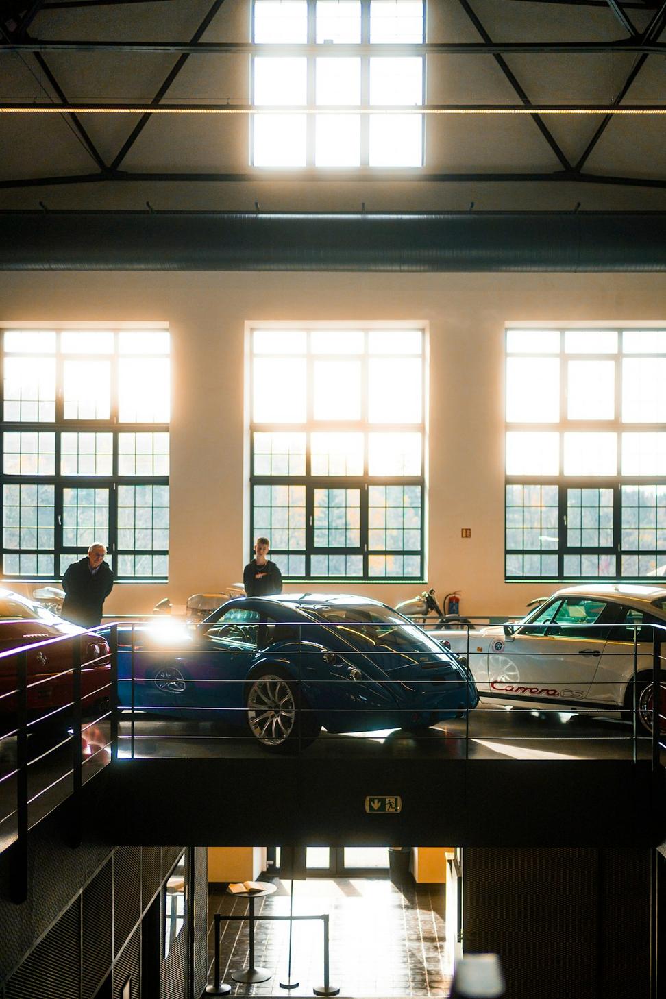 European vehicles in workshop